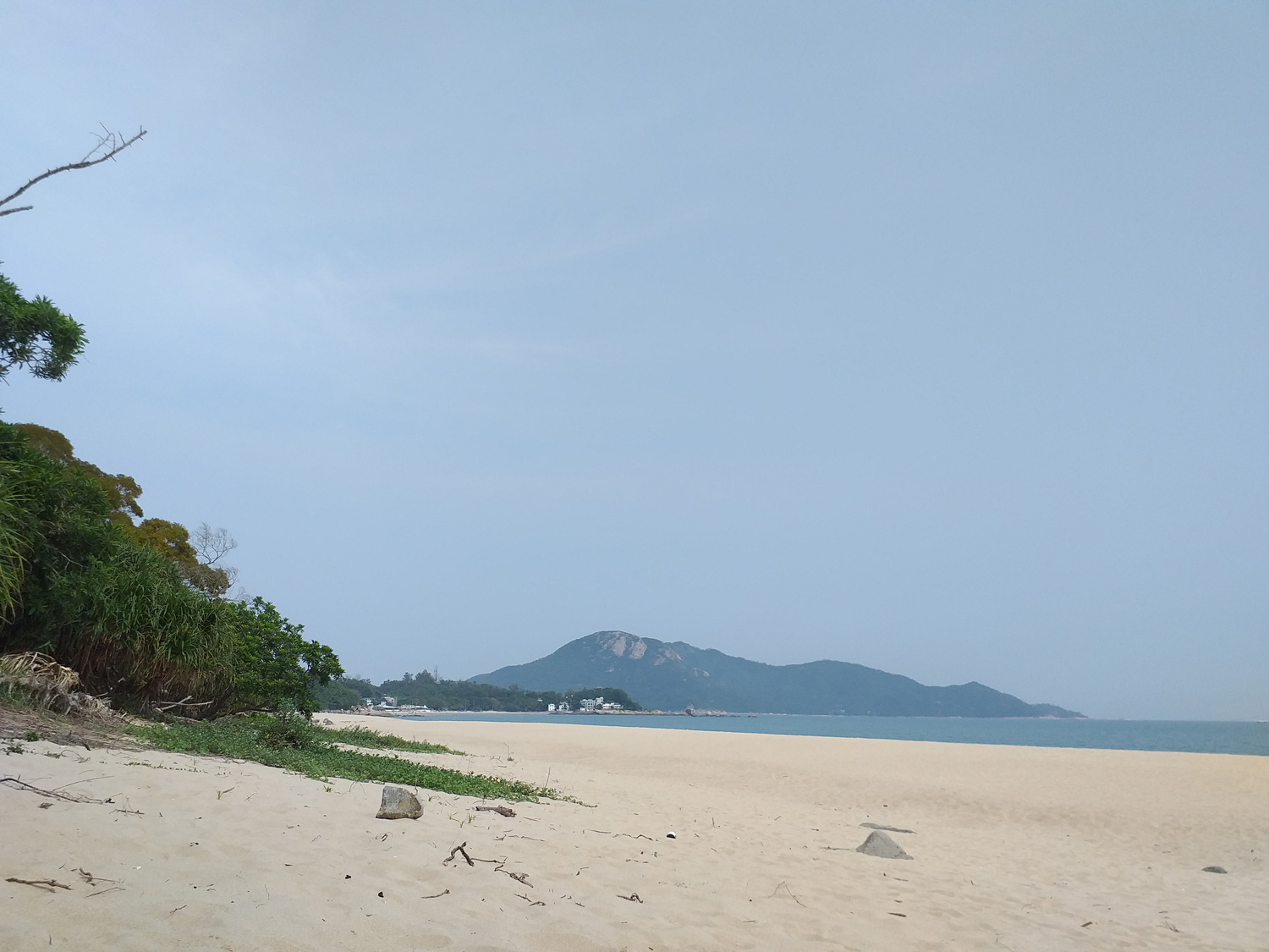 Blue sky beach